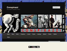 Tablet Screenshot of conspirazzi.com